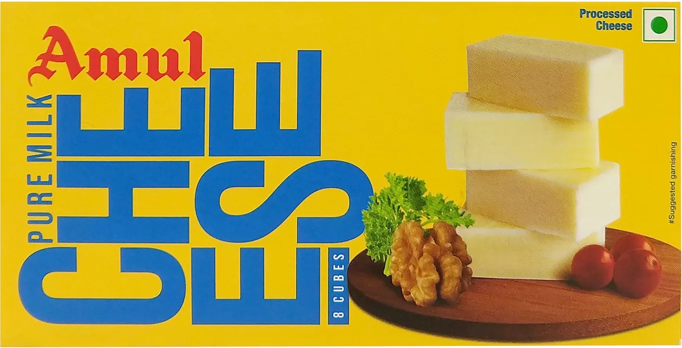 Amul Easy Open Chiplet 8 cubes Processed cheese (200 g, 8 Units)