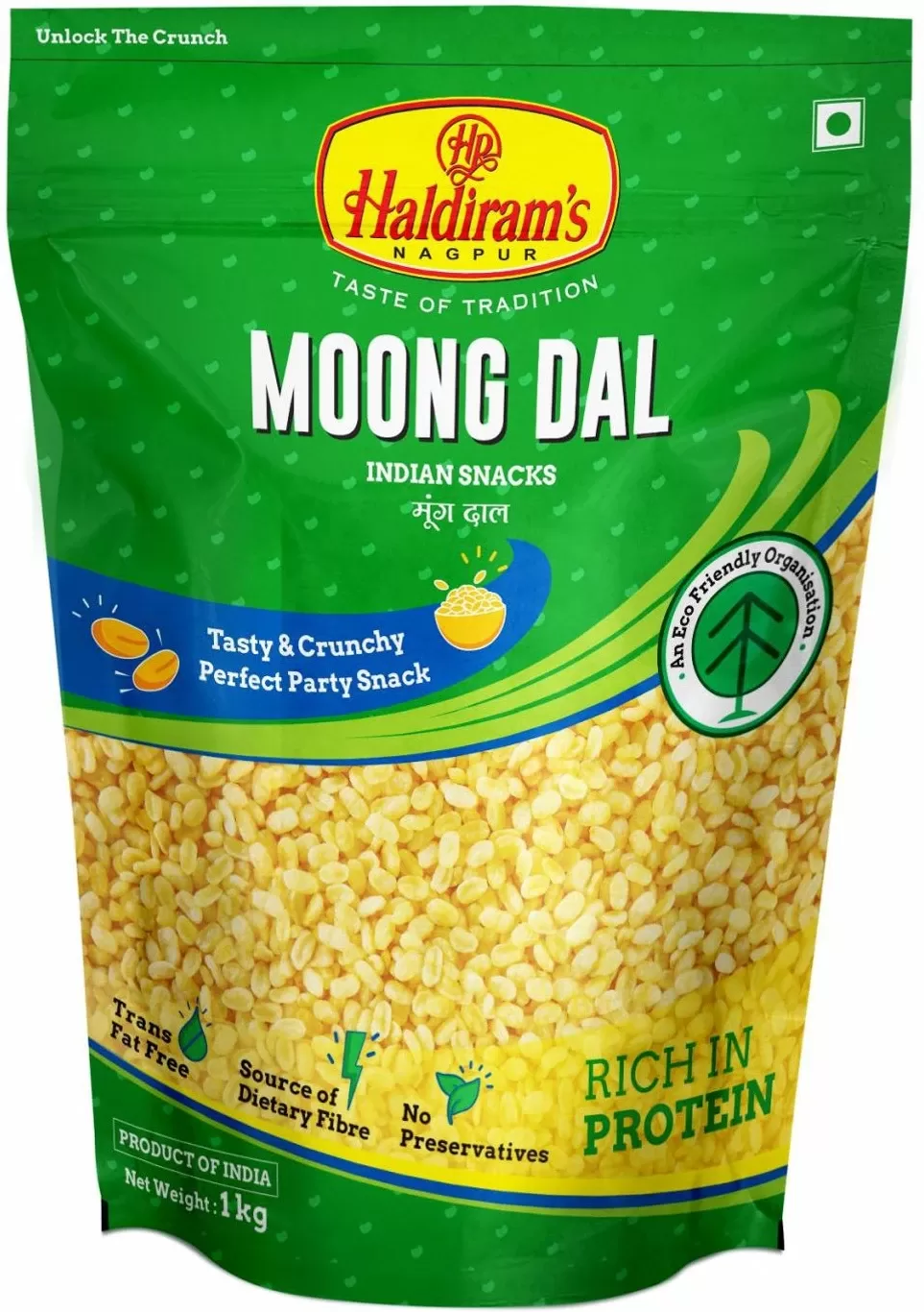 Haldiram's Moong Dal (Pack of 1) (1 kg)