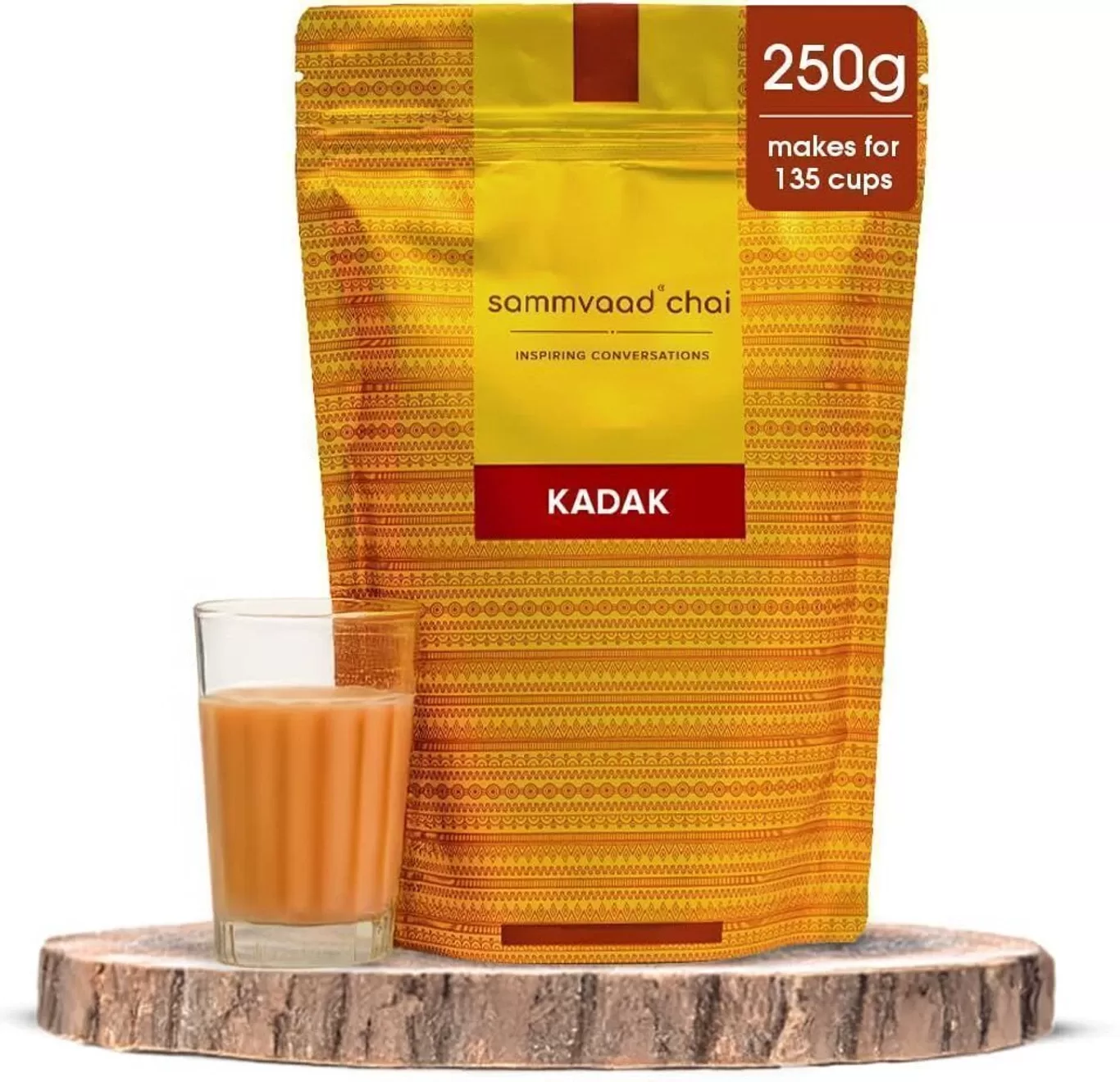 Kadak Assam CTC Tea Black Tea Pouch (250 g)