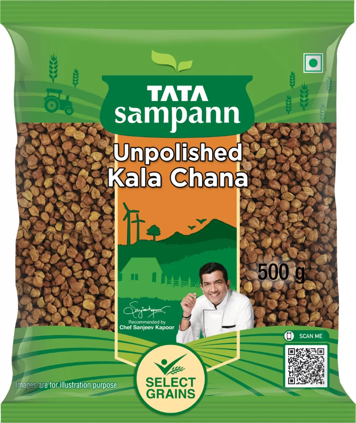Tata Sampann Brown Chana (Whole) (500 g)