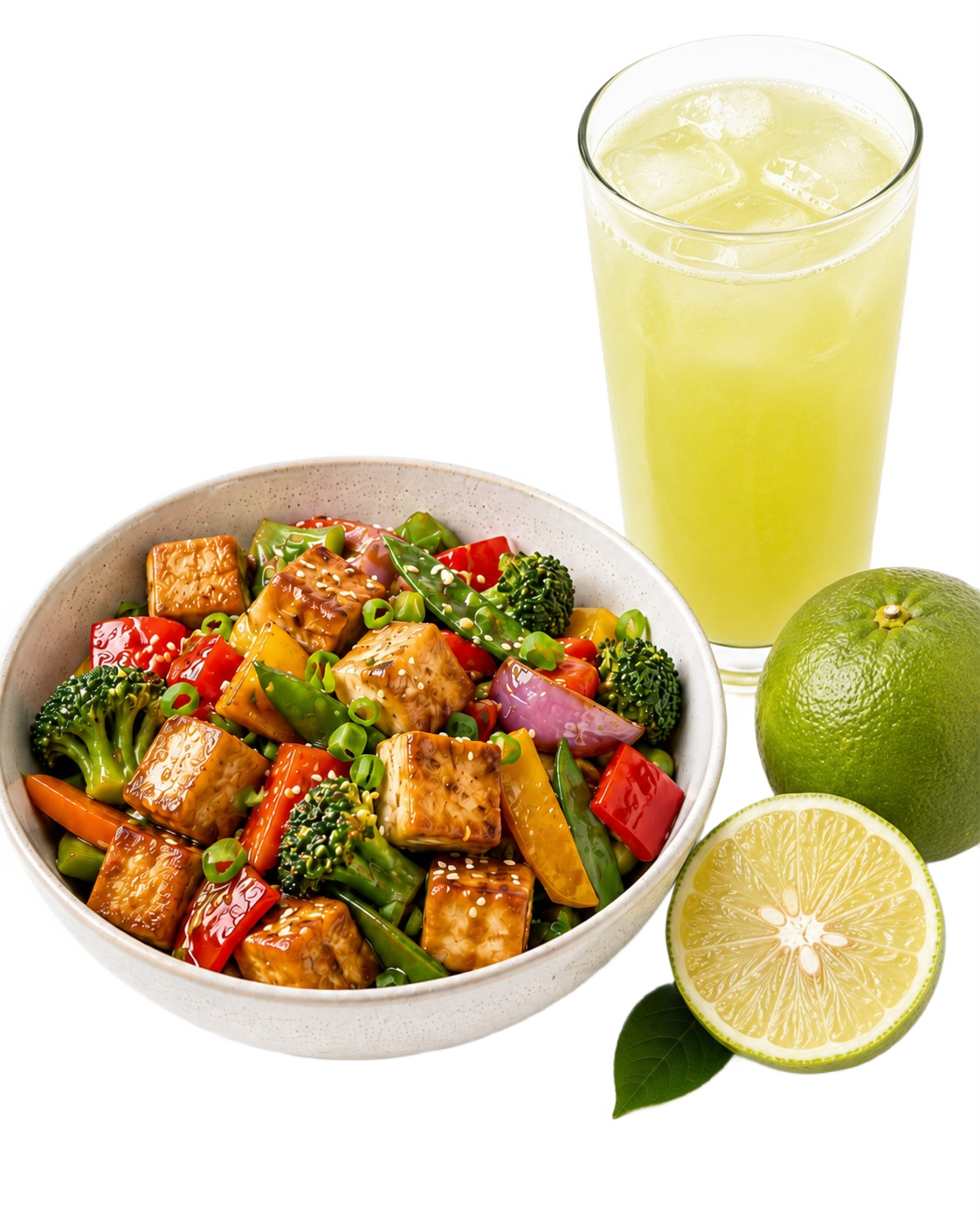 Stir fry Tofu with Sathukudi Juice