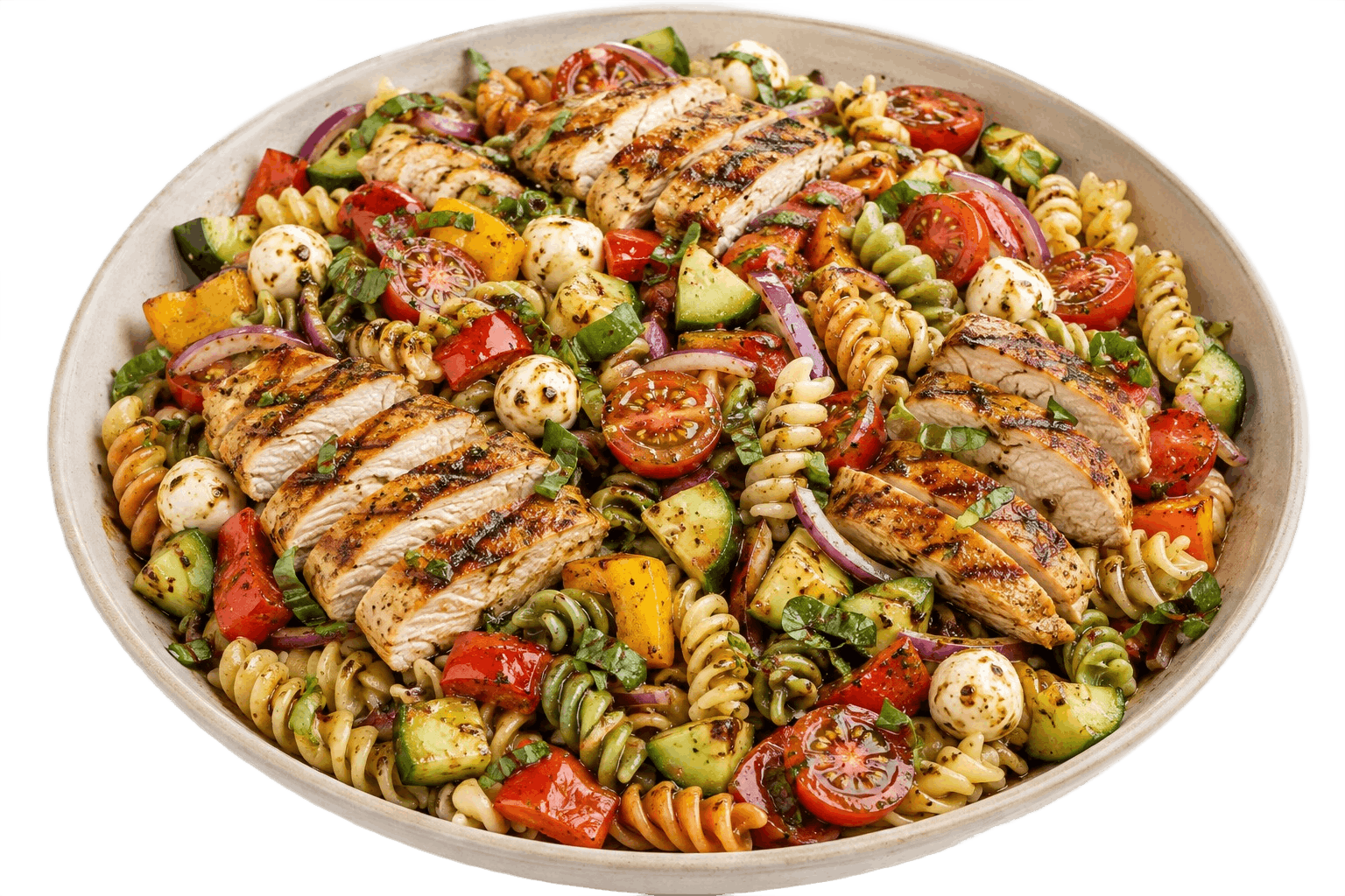 Balsamic Chicken Pasta Salad