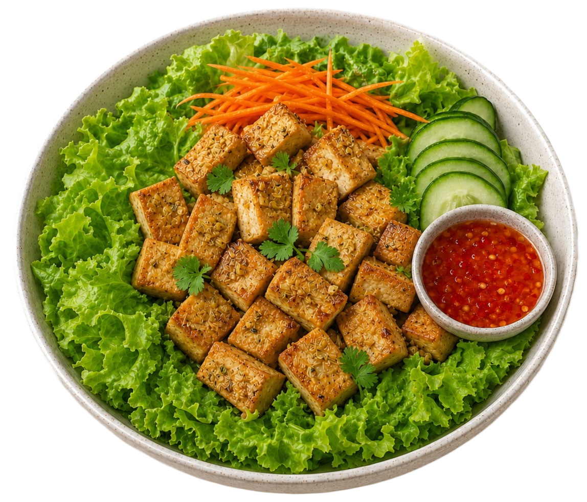 Lemongrass Tofu Salad