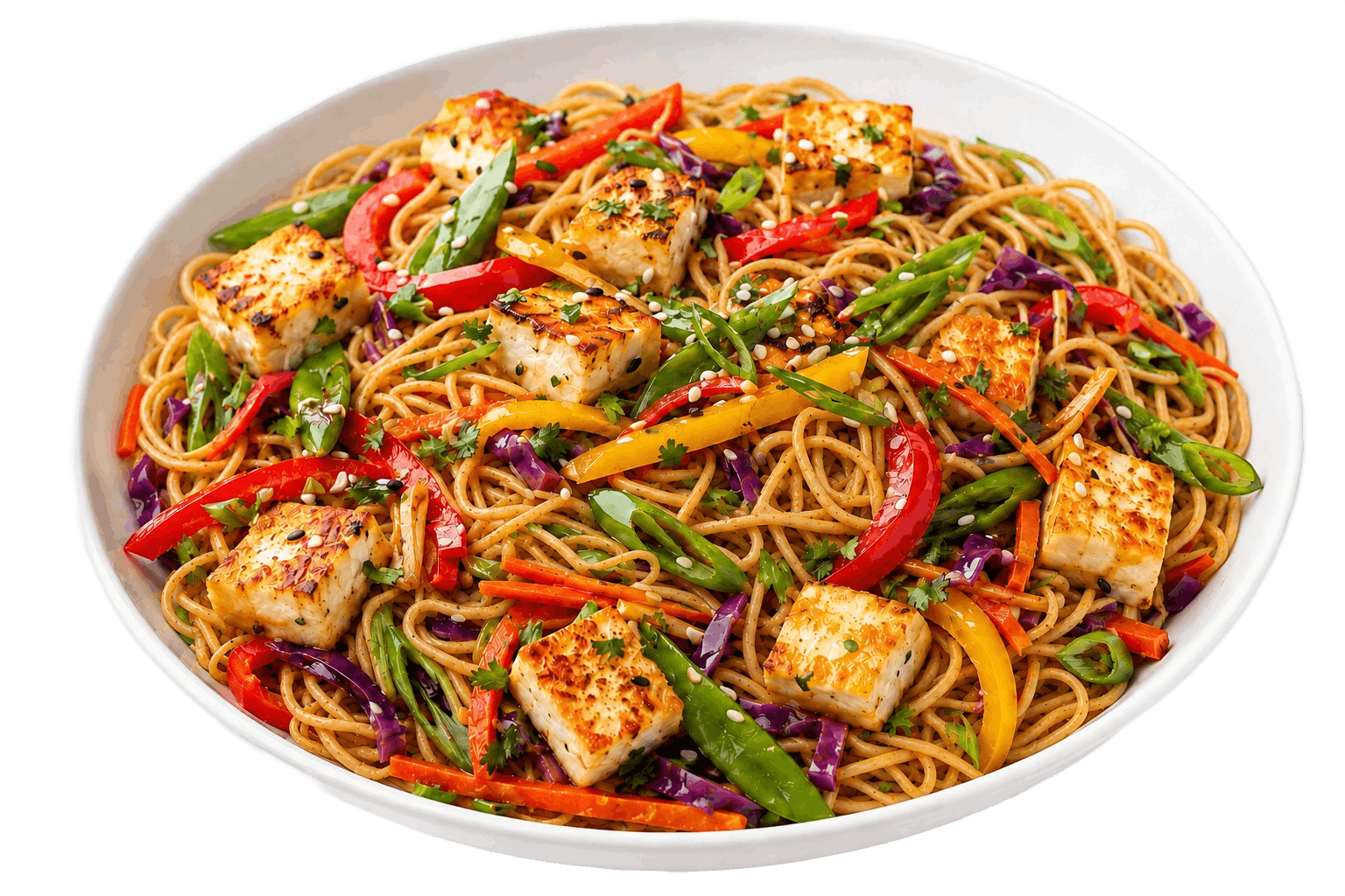 Stir Fry Noodles with Panner
